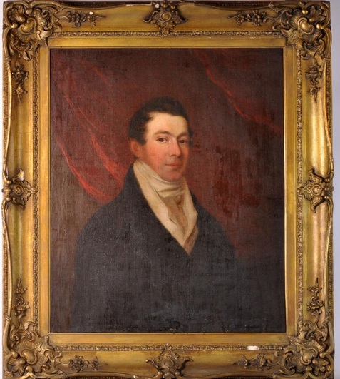 Portrait of a Gentleman, ca. 1805-1815, by an Unknown Artist  ABINGTON AUCTION GALLERY  FORT LAUDERDALE, FL   MARCH 29th, 2018  SOLD 